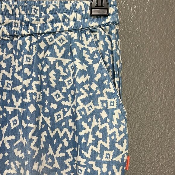 NWOT Seafolly chambray southwestern Aztec print jogger pants sz XS - Picture 3 of 7